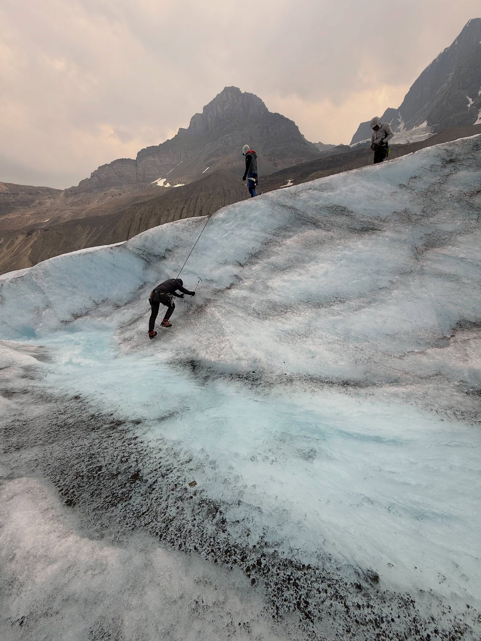 Columbia Icefield tour visitor photo