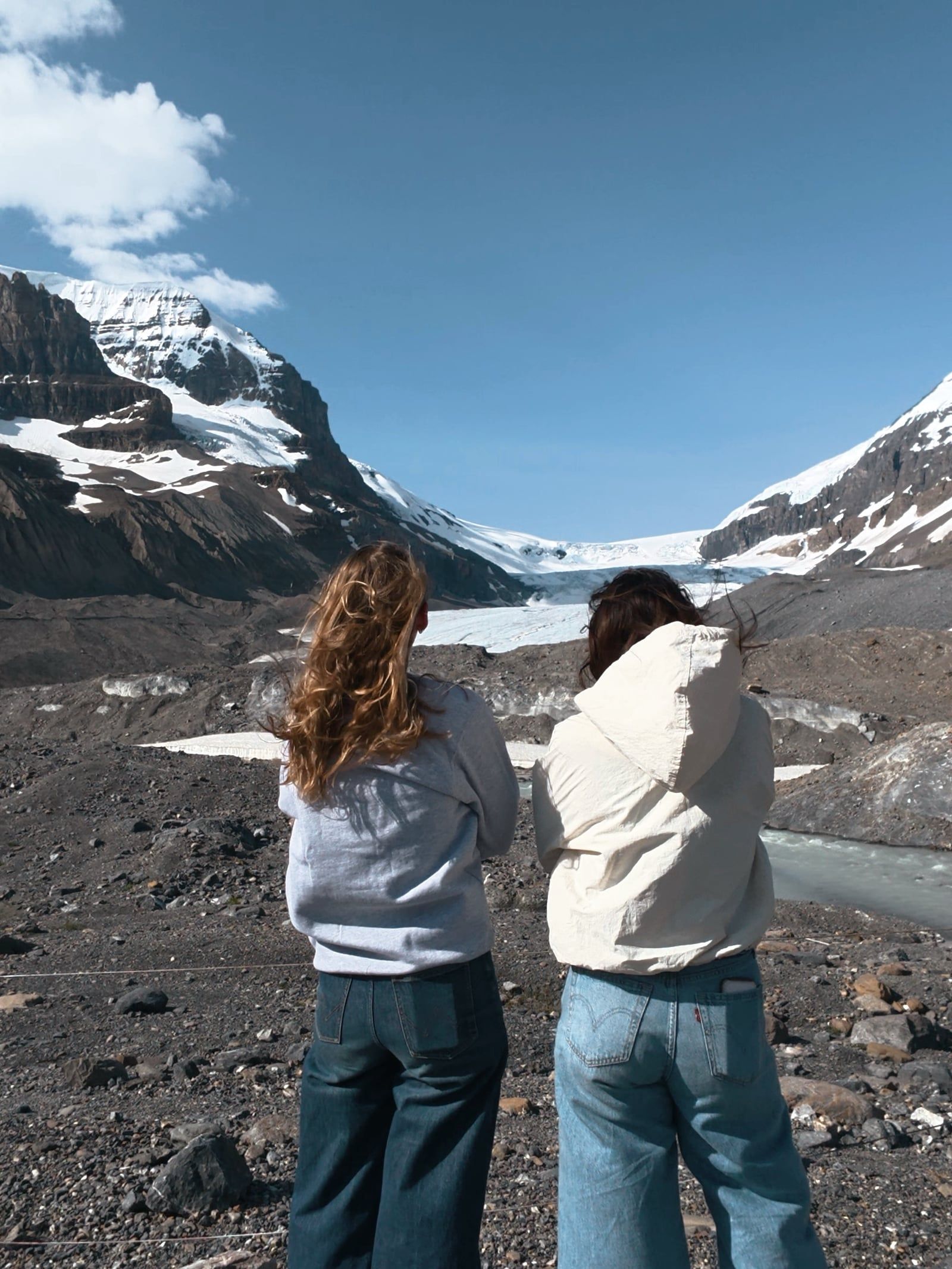 Columbia Icefield tour visitor photo